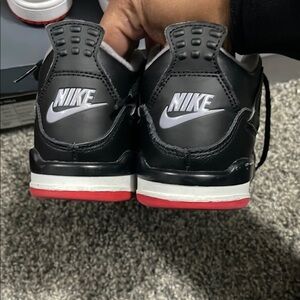 Nike Black and Red Sneakers